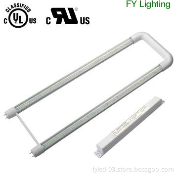 U Shape LED Tube 18W External Driver  UL CUL 6inch leg spacing